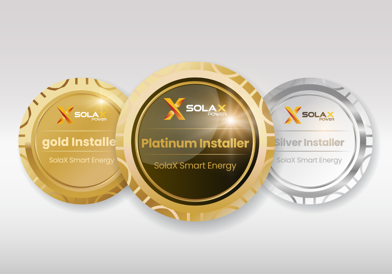 SolaX Power gecertificeerd installateur badge