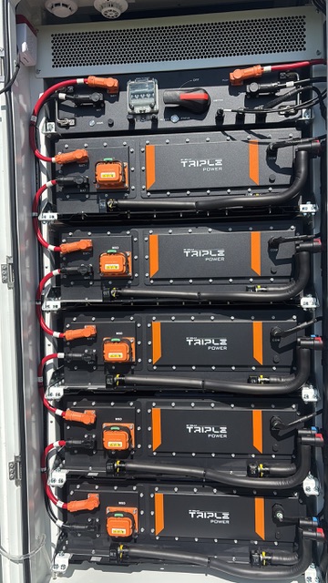 LiFePO₄ Triple Power batterijmodules in de SolaX Aelio kast