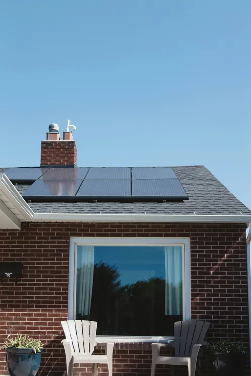 Zonnepanelen op woning