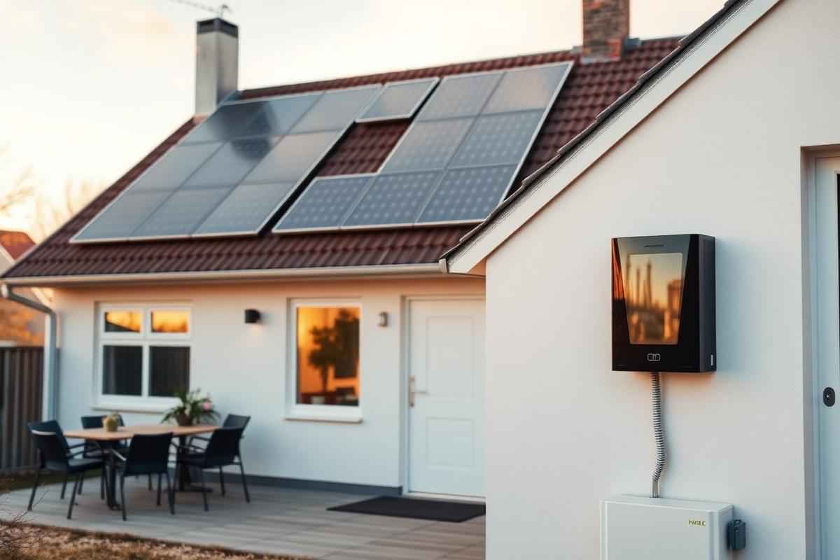Woning met zonnepanelen en een thuisbatterij na het einde van salderen