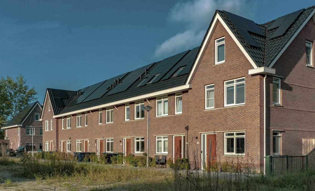 Zonnepanelen op particulier dak
